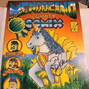 Vintage comic book signed by artist